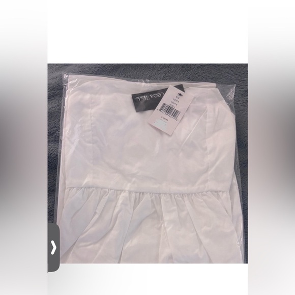 C- Lea & Viola NWT White Puff Sleeve Cotton Dress
Size Lg - Picture 8 of 8